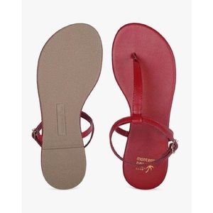 💐 MONTEGO BAY CLUB sandals flip flops red